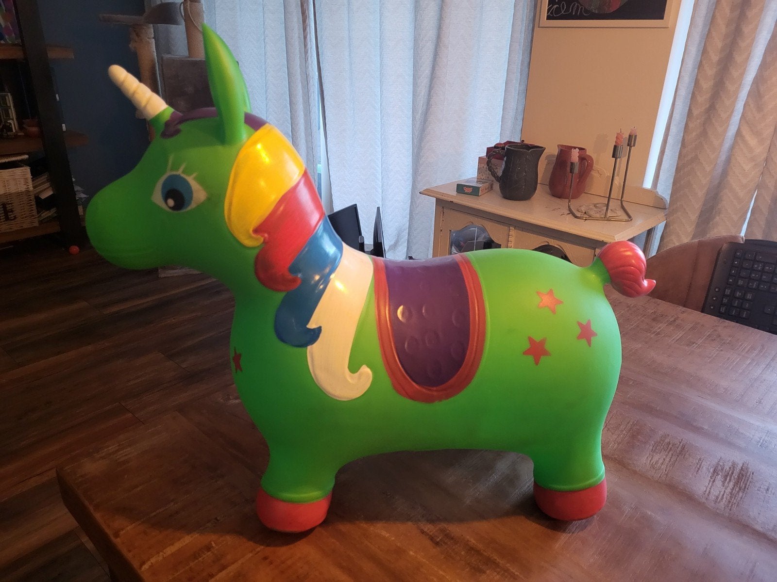 Skippybal eenhoorn, Kinderen en Baby's, Ophalen, Gebruikt