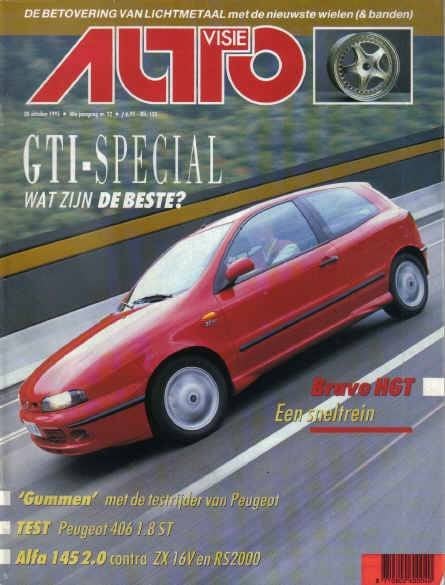 Autovisie 22 1995 : Ford Escort RS2000 - VW Golf 1 GTI - VR6, Ophalen of Verzenden, Gelezen, Algemeen