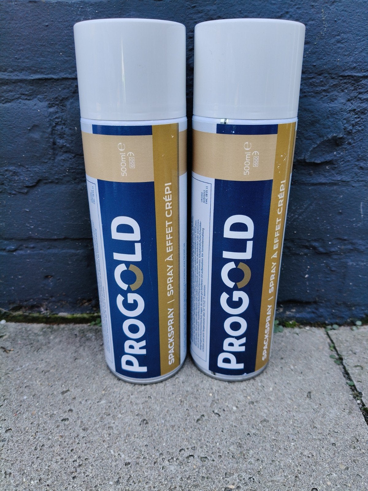 ProGold Spackspray / Spray à Effet Crépi - 2 bussen, Wit, Nieuw, Ophalen of Verzenden, Verf