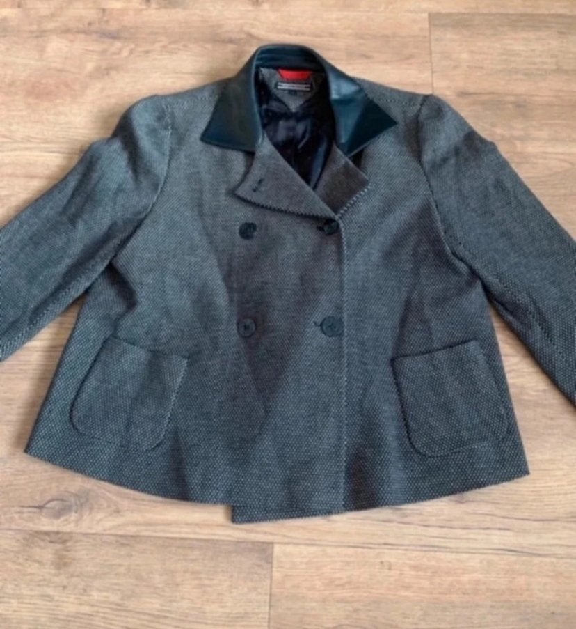 Tommy Hilfiger | Dames tussenjas / mantel | Maat S | Blazer, Ophalen of Verzenden, Zo goed als nieuw, Maat 36 (S), Grijs