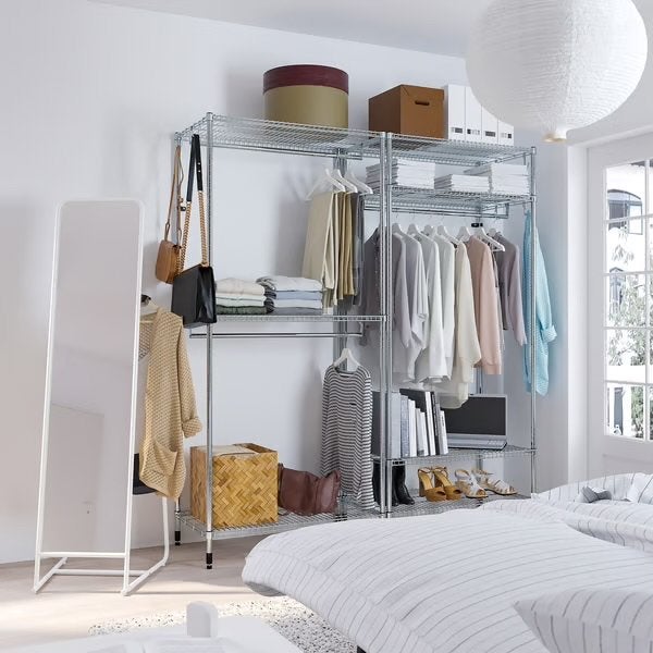 Ikea OMAR Kledingkast 1x, Ophalen, Met plank(en), Gebruikt, 100 tot 150 cm