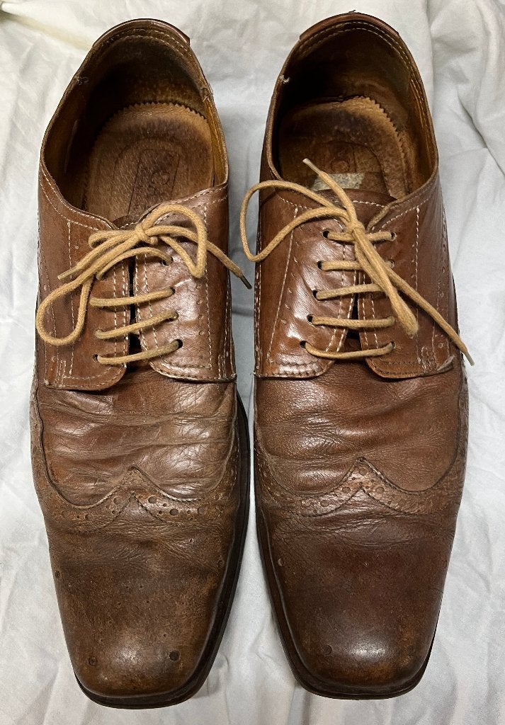 Geklede veterschoen, bruin leder, maat 44, merk SCAPA, Kleding | Heren, Ophalen, Bruin, SCAPA, Gedragen