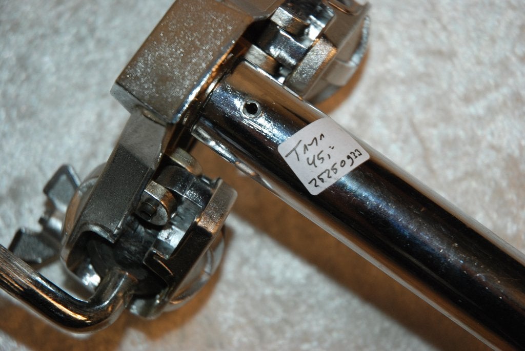 Dubbele tomhouder 26mm diameter Tama dikte <25250933>, Gebruikt, ., Drums of Percussie, Ophalen of Verzenden