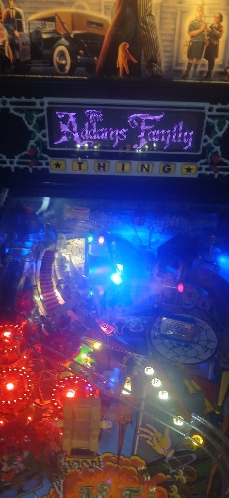 Prachtige The Addams Family Flipper, Ruilen is ook mogelijk!, Bally, Ophalen of Verzenden, Zo goed als nieuw, Dot-matrix