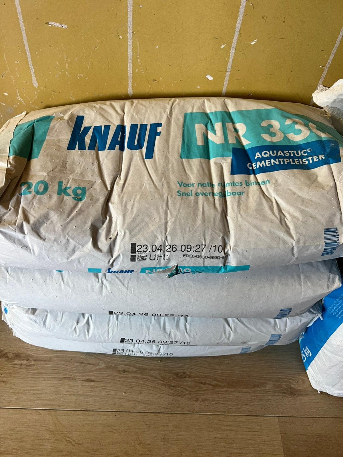 Knauf aquastuc NR.330 4 zakken, Overige materialen, Nieuw, 15 m² of meer, Ophalen