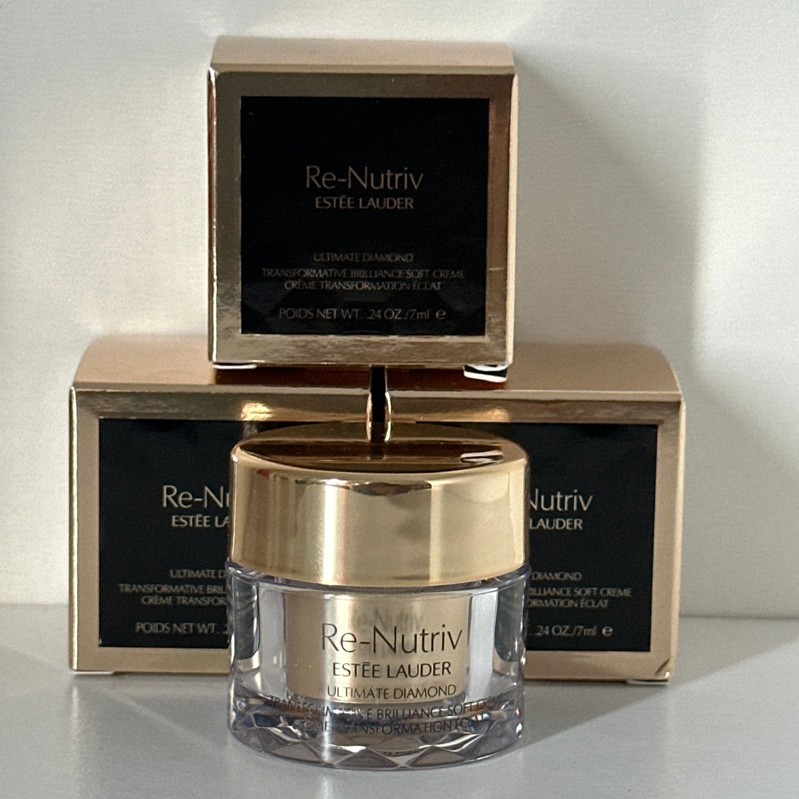 Estee Lauder Re-Nutriv Ultimate Diamond SOFT Creme 7 ml, Ophalen of Verzenden, Nieuw, Gehele gezicht, Verzorging