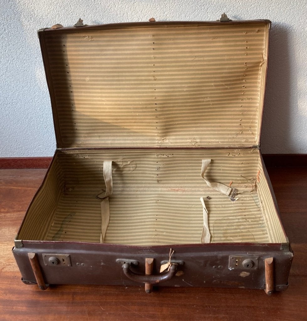 Oude hutkoffer, Ophalen, Overige materialen, Gebruikt, 50 tot 75 cm