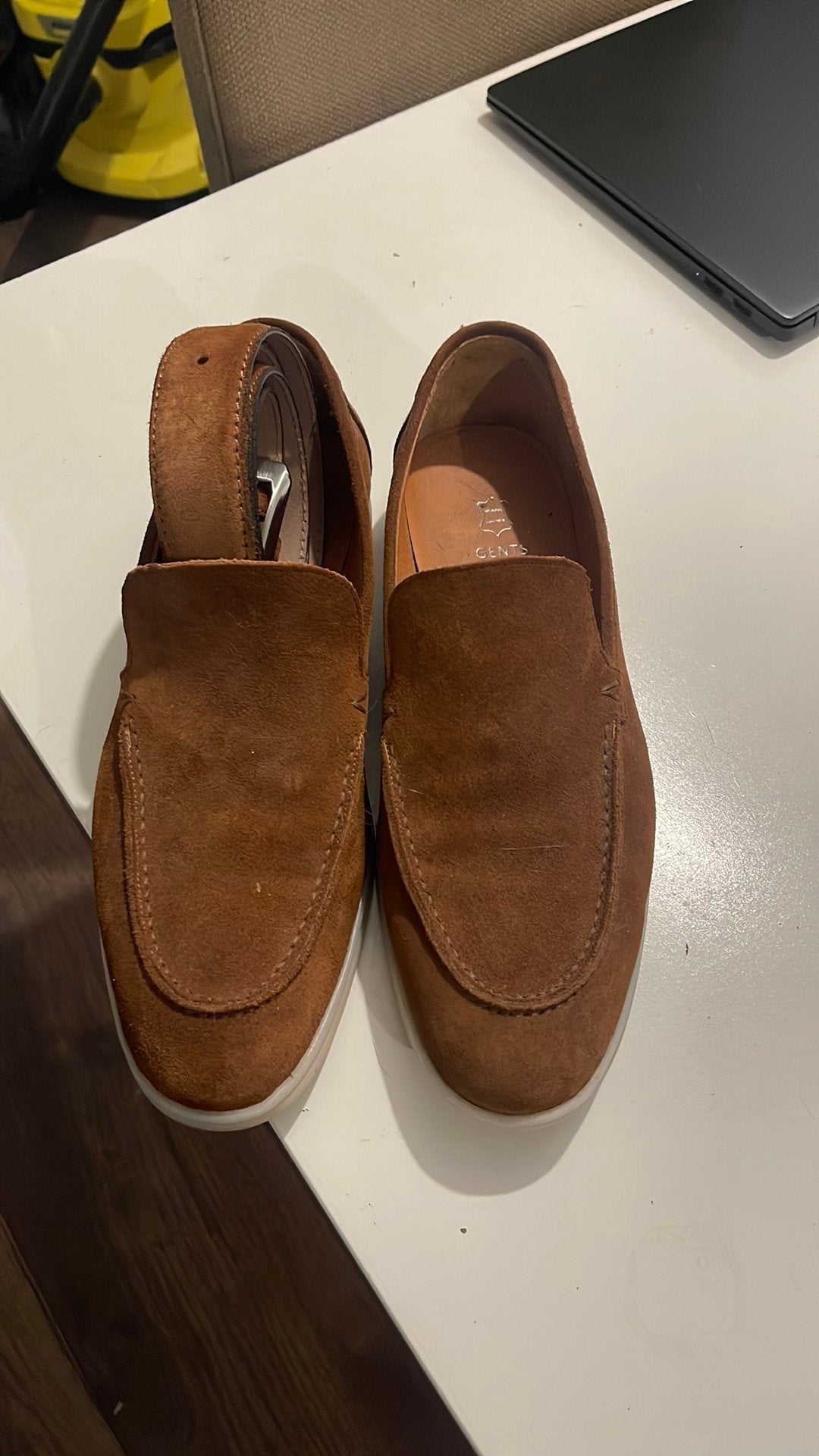 Loafers | Cognac | Gents | Heren | Met riem 105cm, Loafers, Bruin, Ophalen of Verzenden, Zo goed als nieuw