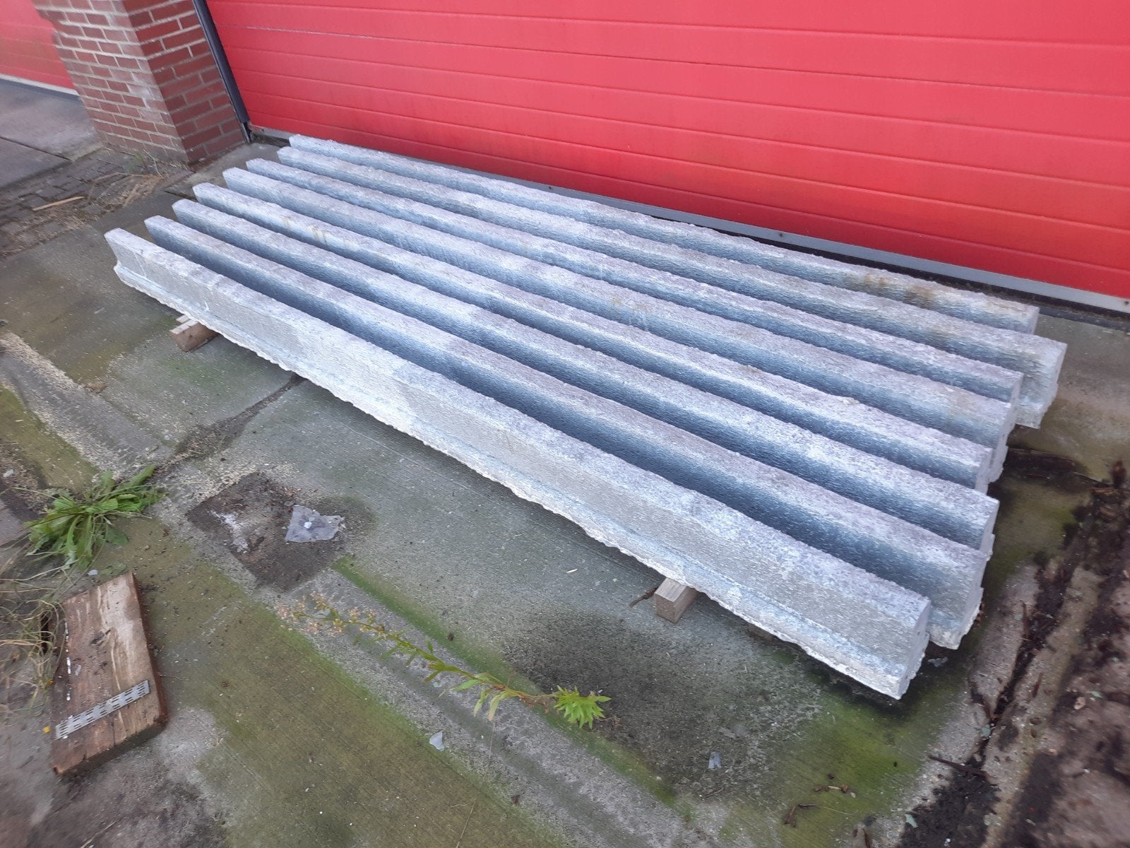 balken broodjes beton, Ophalen, 250 cm of meer, Balken