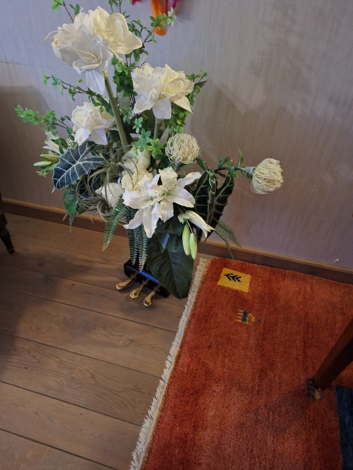 Zijde bloemen, Huis en Inrichting, Woonaccessoires | Zuilen en Pilaren, Ophalen of Verzenden, Zo goed als nieuw