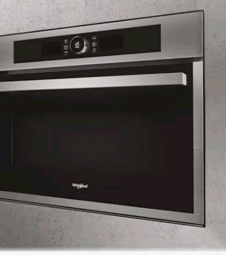 Whirlpool 6 sense combimagnetron, Ophalen, Whirlpool, Zo goed als nieuw, Oven met grill