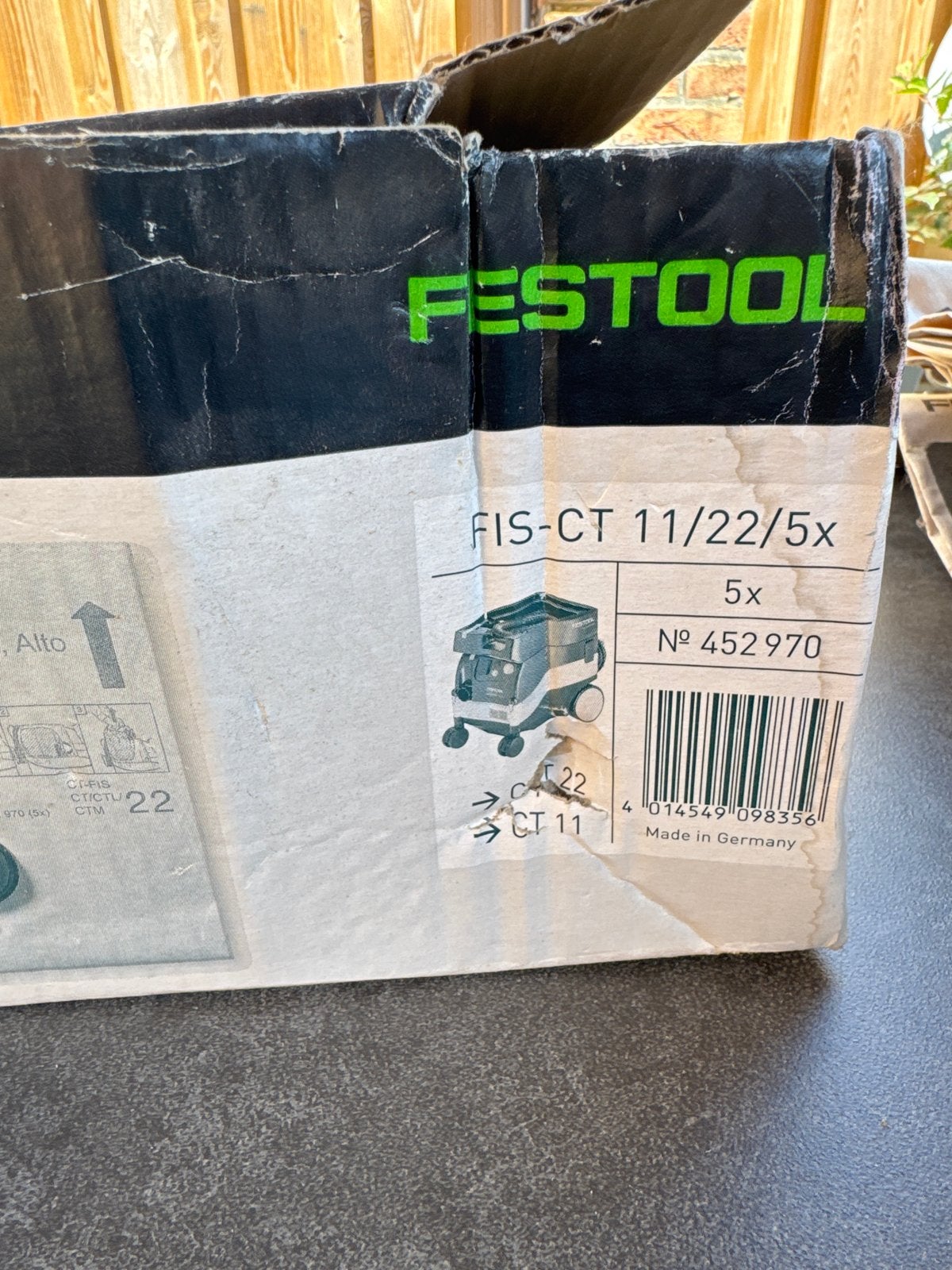 Festool FIS-CT 11/22/5x stofzakken (5 stuks), Overige merken, Overige typen, Nieuw, Ophalen