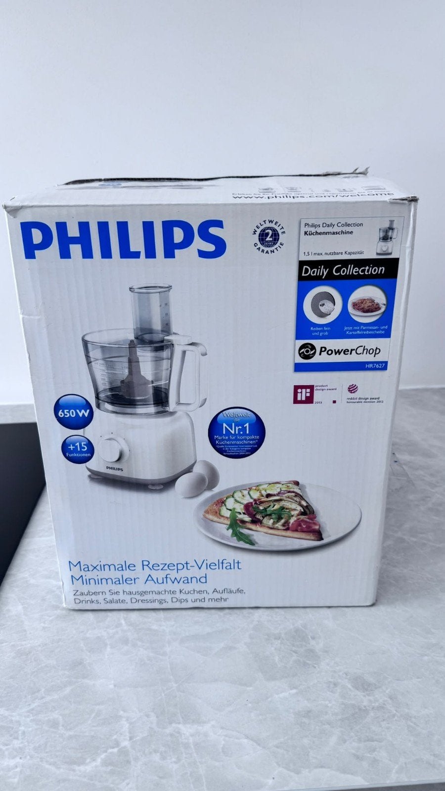 Philips Daily Collection Keukenmachine HR7627/00, Huis en Inrichting, Overige typen, Kunststof, Ophalen of Verzenden, Zo goed als nieuw