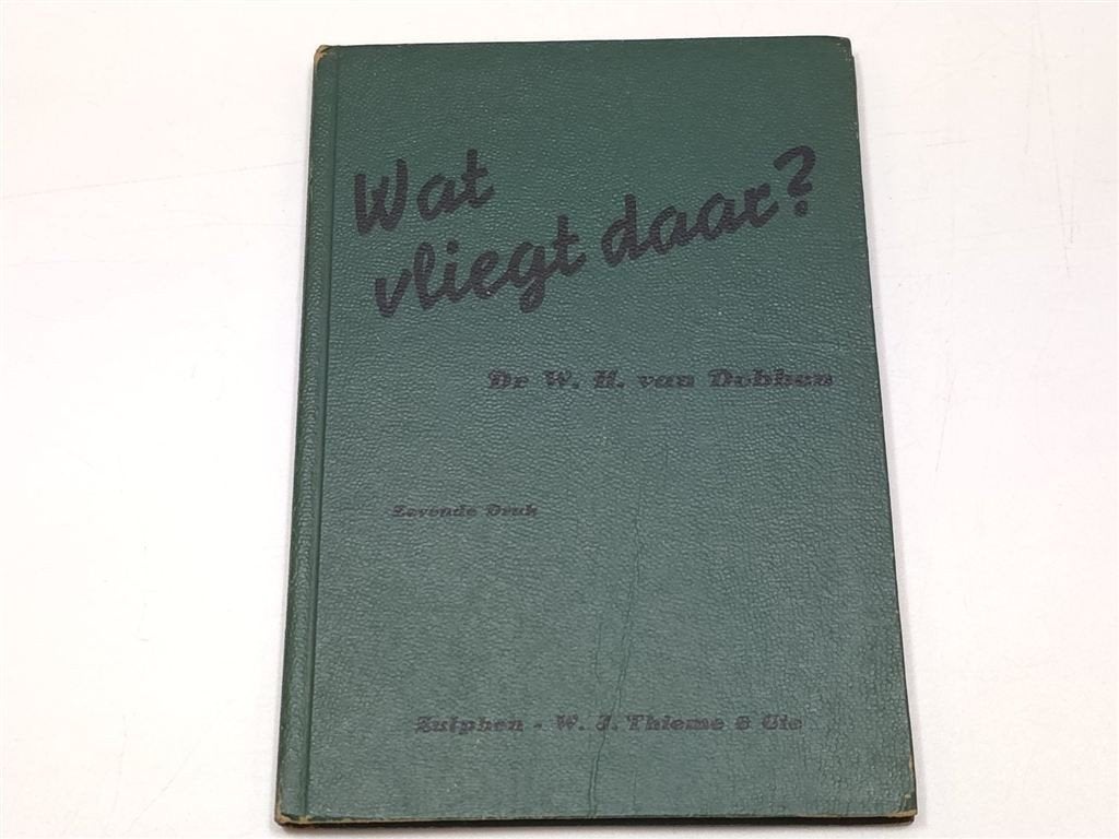 Wat Vliegt Daar? — Vintage Vogelboek met Kleurenplaten 1949, Ophalen of Verzenden, Gelezen, Vogels