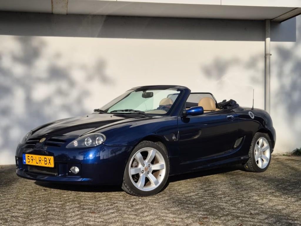 MG TF 1.8 I 135 2003 Blauw, Auto's, MG, 13 km/l, Airbags, 40 €/maand, Beige