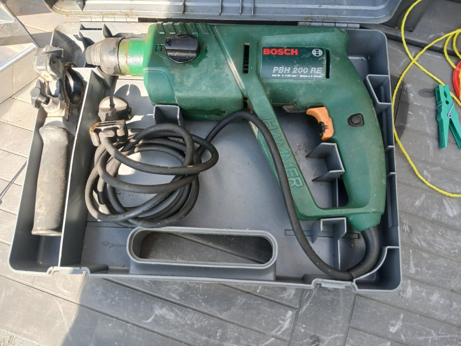Bosch PBH 200 RE Boorhamer - Krachtig en Betrouwbaar, Gebruikt, Boor- en/of Breekhamer, Ophalen of Verzenden, Klopboormechanisme