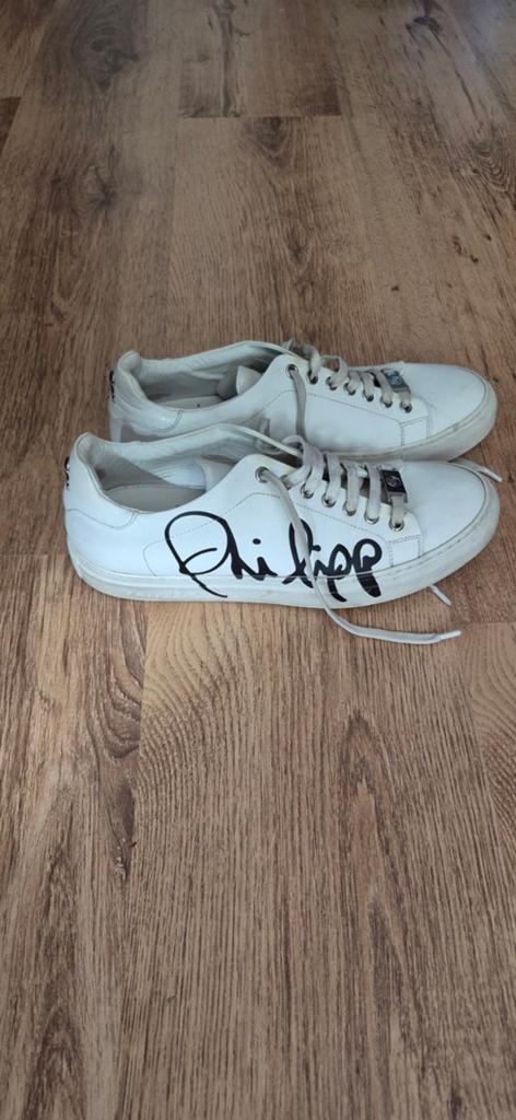Nog hele goede sneakers vanPhillip Plein. Maat 41, Ophalen of Verzenden, Zo goed als nieuw, Wit, Sneakers of Gympen