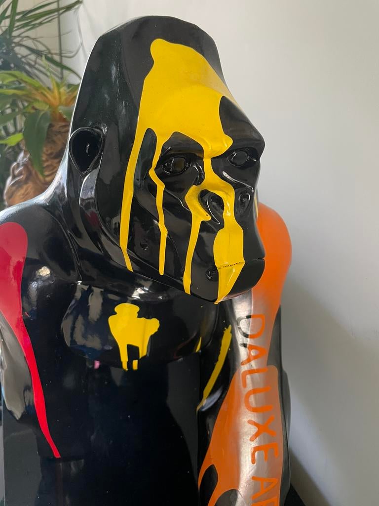 Beeld kunst horror gorilla art uniek., Antiek en Kunst, Ophalen of Verzenden