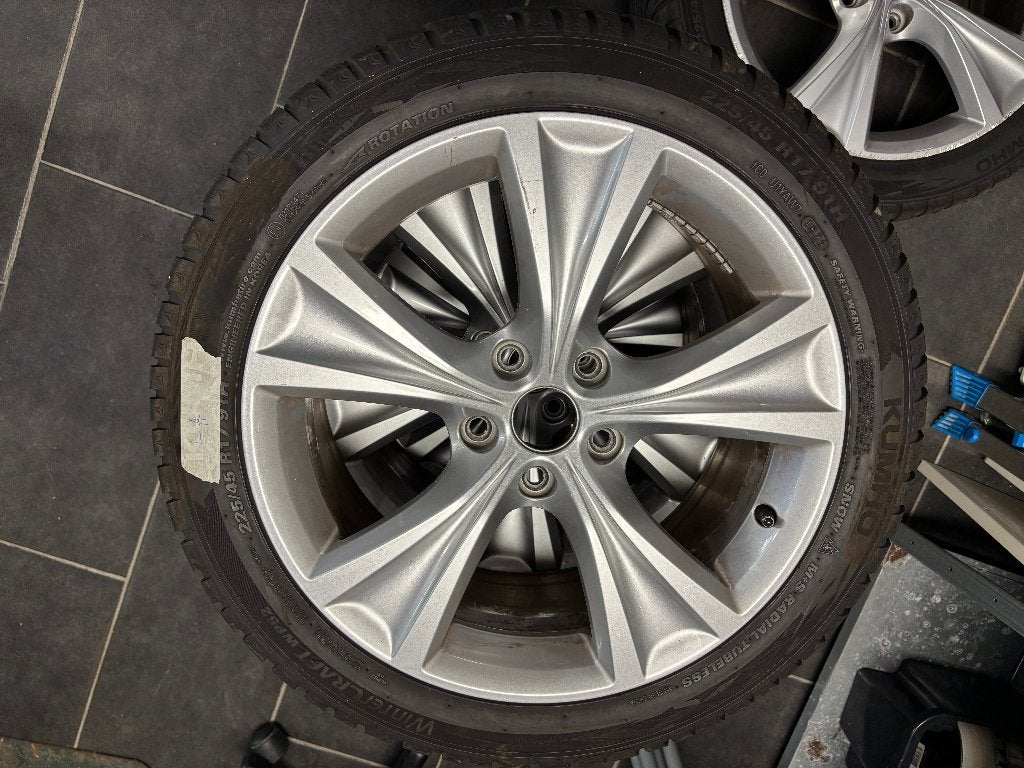 Seat Leon origineel winterset FR 17 inch 225-45-17, Ophalen, Gebruikt, Banden en Velgen, 17 inch