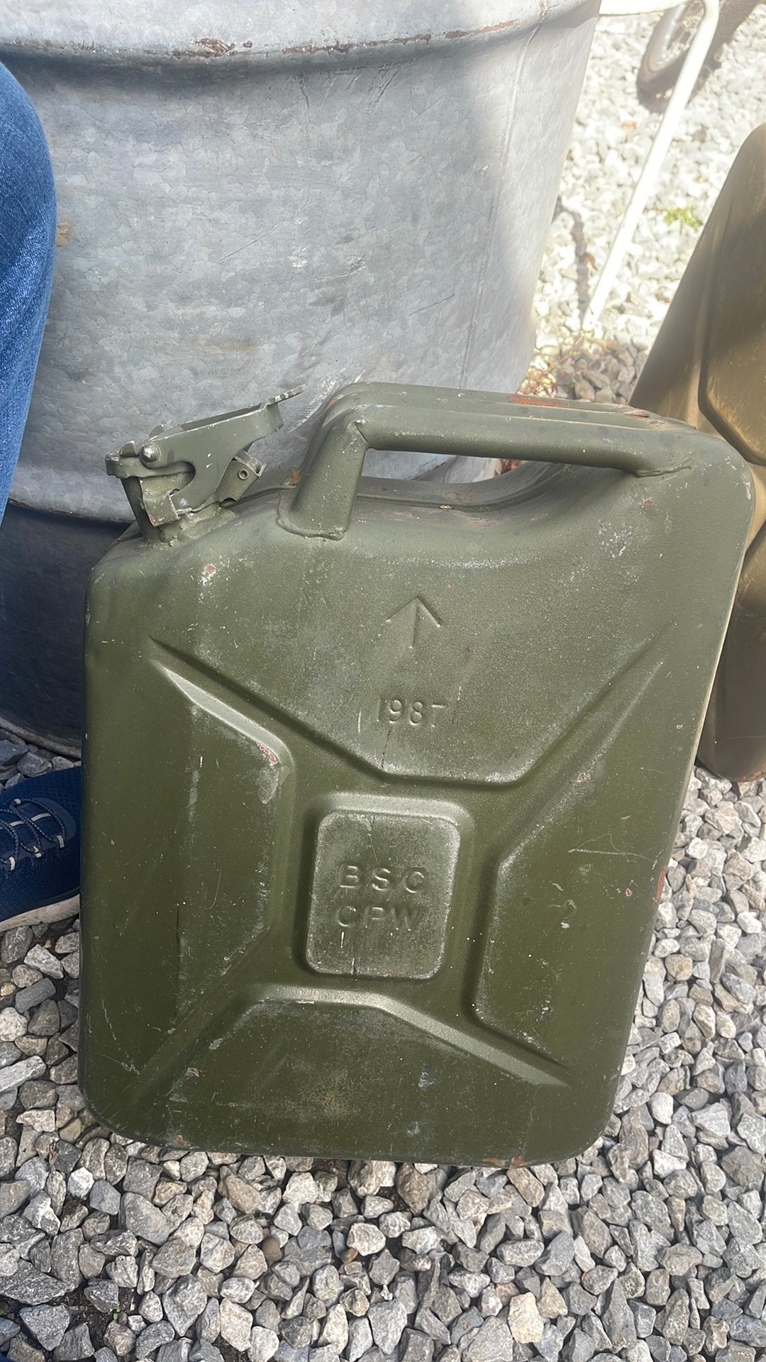 Jerrycan, Verzamelen, Ophalen of Verzenden, Landmacht