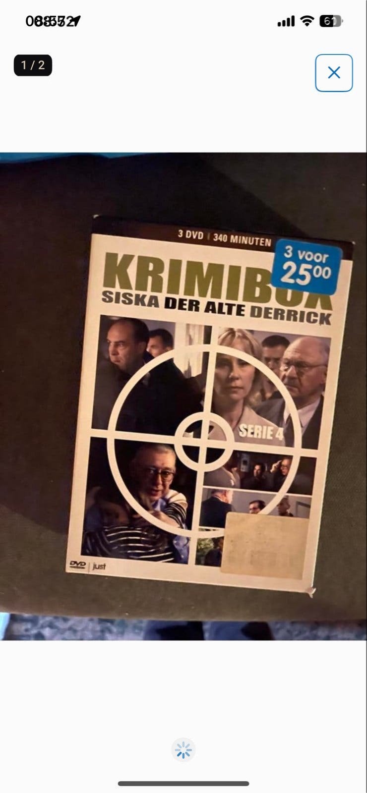 Krimibox Siska Der Alte Derrick - Serie 4 (3 DVD), Cd's en Dvd's, Gebruikt, Misdaad, Nederlands, Duits