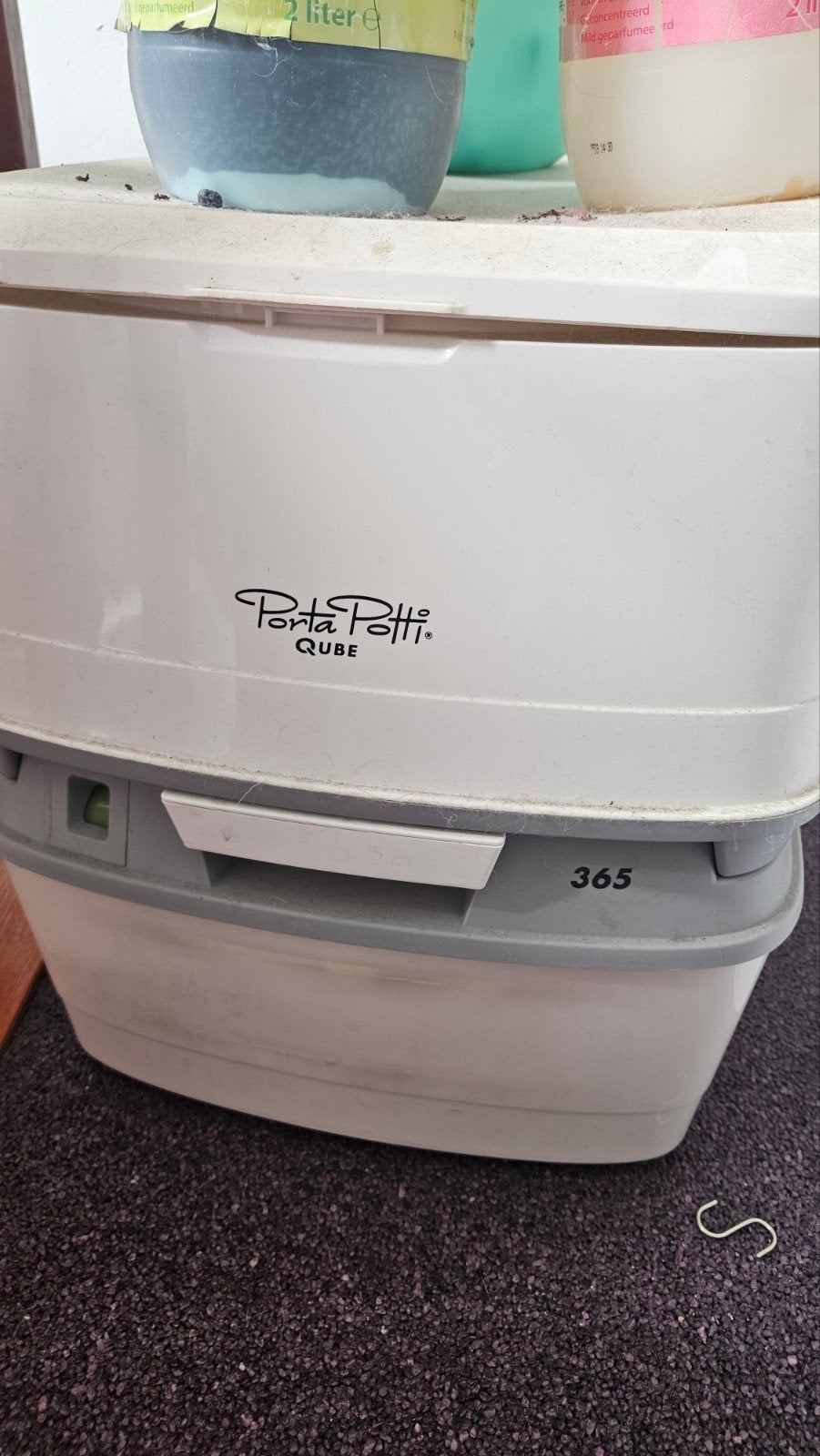 Porta Potti Qube 365 Chemisch Toilet, Ophalen of Verzenden, Gebruikt