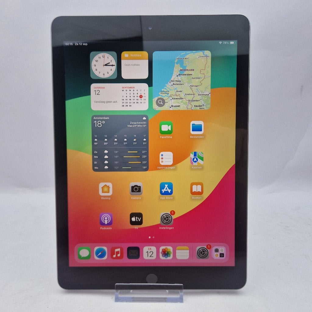 Apple iPad 6 (2018) || 32GB || Wifi || iOS 17 Nu voor €99.99, Ophalen of Verzenden, Gebruikt, 10 inch, Bescherming voor- en achterkant