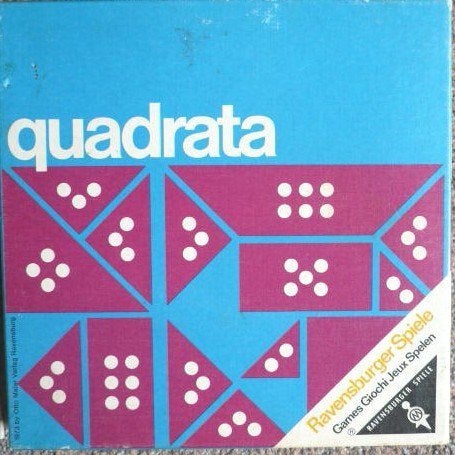 oud QUADRATA dobbelsteen puzzel spel van Ravensburger xcxc, Een of twee spelers, Ophalen of Verzenden, Zo goed als nieuw, Ravensburger