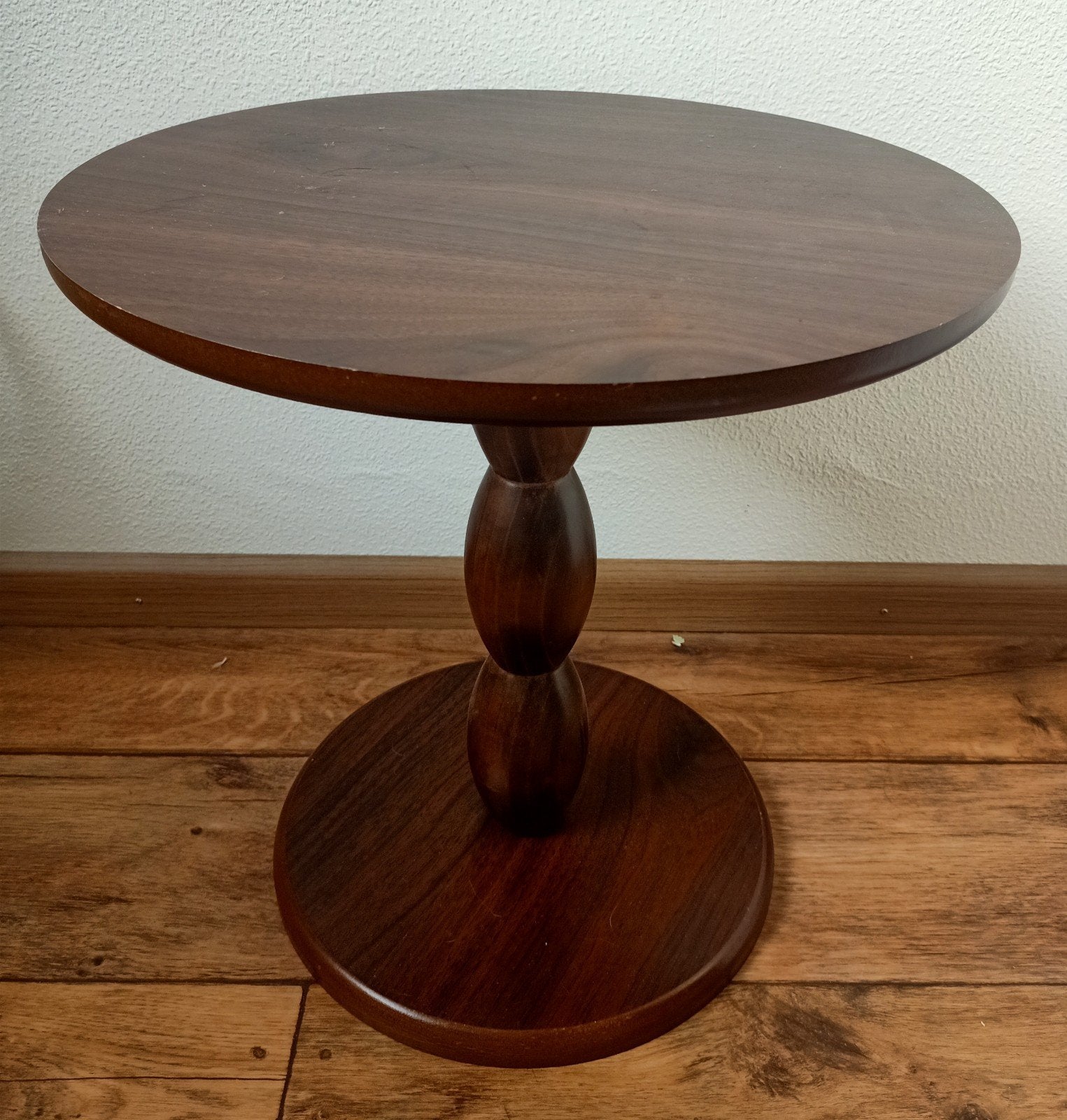 Bruin houten bijzettafeltje Xenos, Ophalen, Minder dan 45 cm, Minder dan 55 cm, Gebruikt