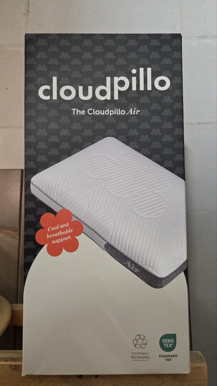 Cloudpillo The Cloudpillo Air Kussen - Nieuw in doos, Ophalen of Verzenden, Nieuw, Wit, Kussen