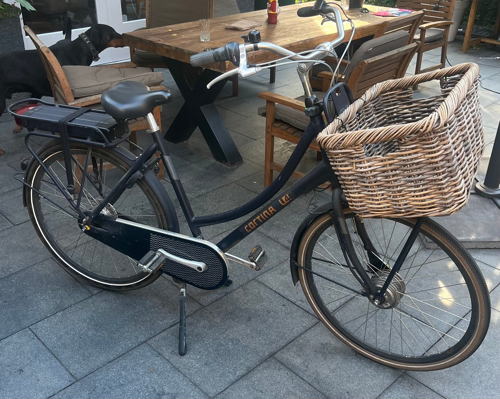 Cortina E-U4 Transport elektrische fiets, Ophalen, Gebruikt