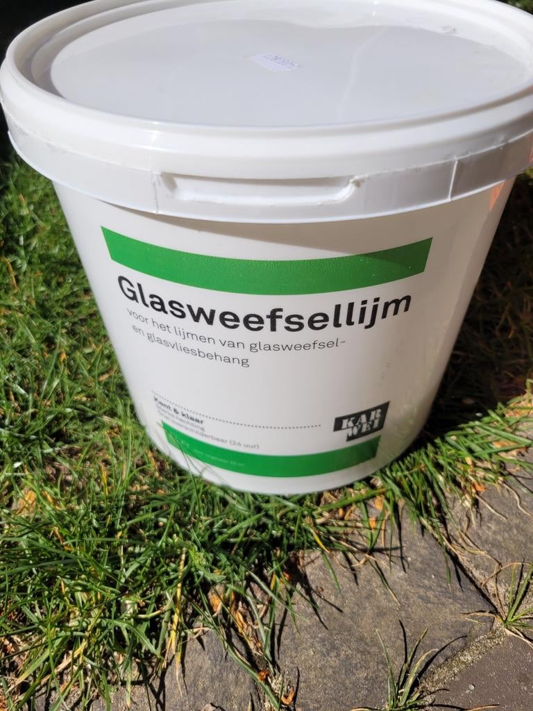 Glasweefsel lijm over, Ophalen, Wit