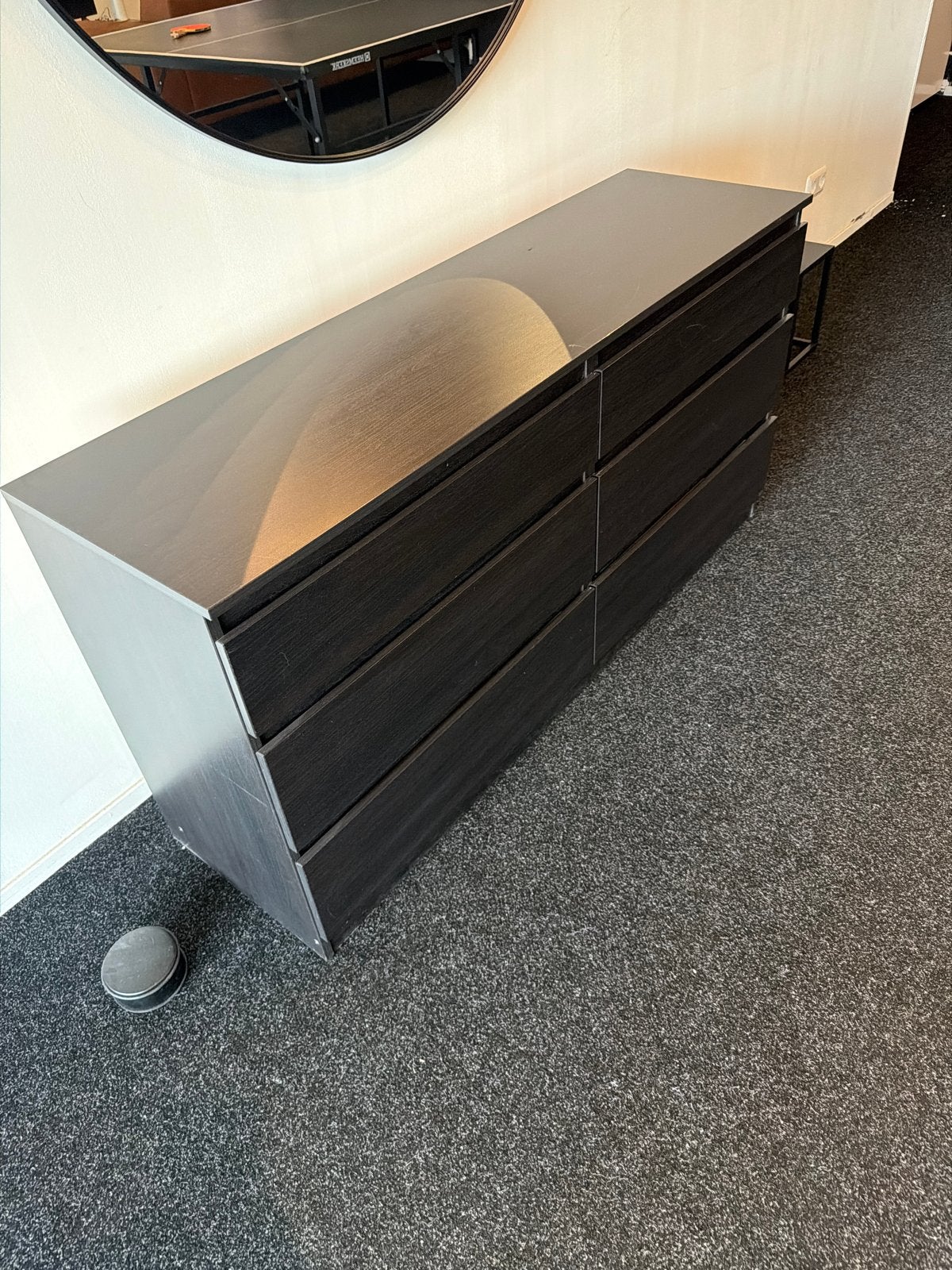 Ikea kast met kleine kras, mogelijk weg te poetsen, Gebruikt, 100 tot 150 cm, 5 laden of meer, Ophalen of Verzenden