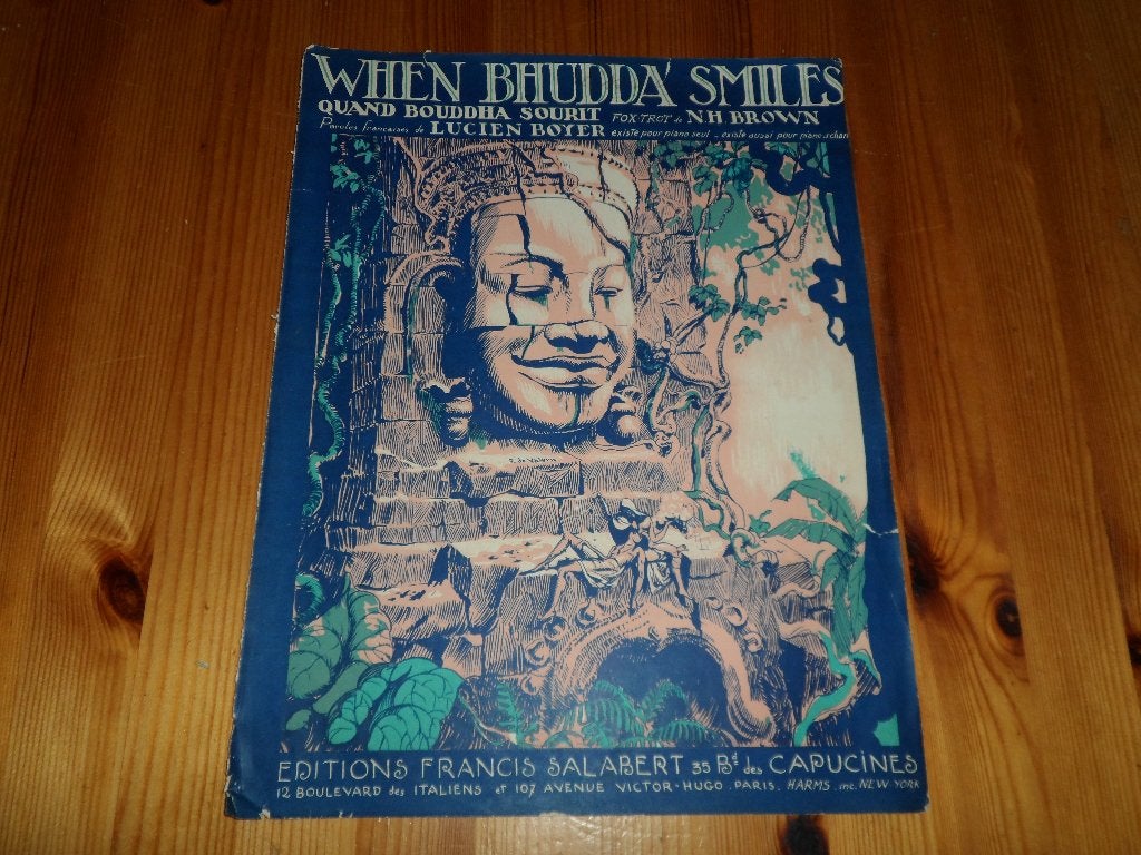 When bhudda smiles - nacio herb brown, Muziek en Instrumenten, Bladmuziek, Piano, Gebruikt, Ophalen of Verzenden, Artiest of Componist
