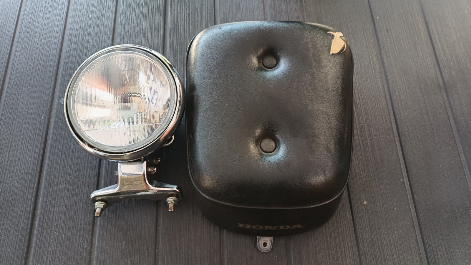Koplamp en zitje voor Honda VT1100, Ophalen, Gebruikt