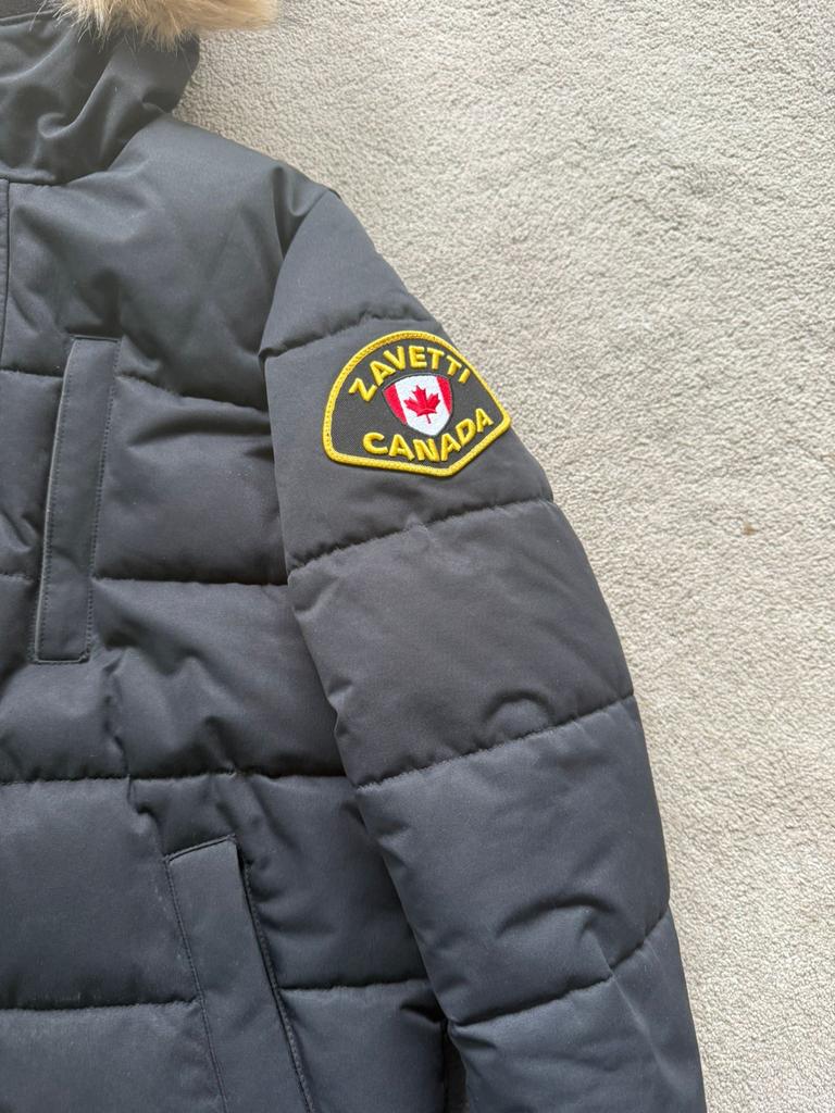 Zavetti Canada Winterjas - Zwart, Maat L, Ophalen of Verzenden, Zo goed als nieuw, Maat 52/54 (L), Zwart