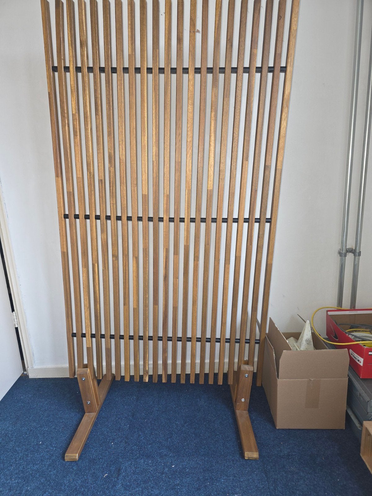 Houten kamerscherm/roomdivider, Ophalen of Verzenden, Zo goed als nieuw