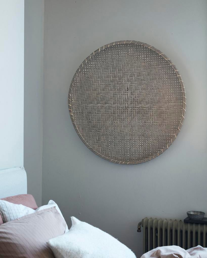 By Nord Tumba wandmand bamboe 100 cm /leuk in de overkapping, Ophalen, Mand, Rond, Nieuw