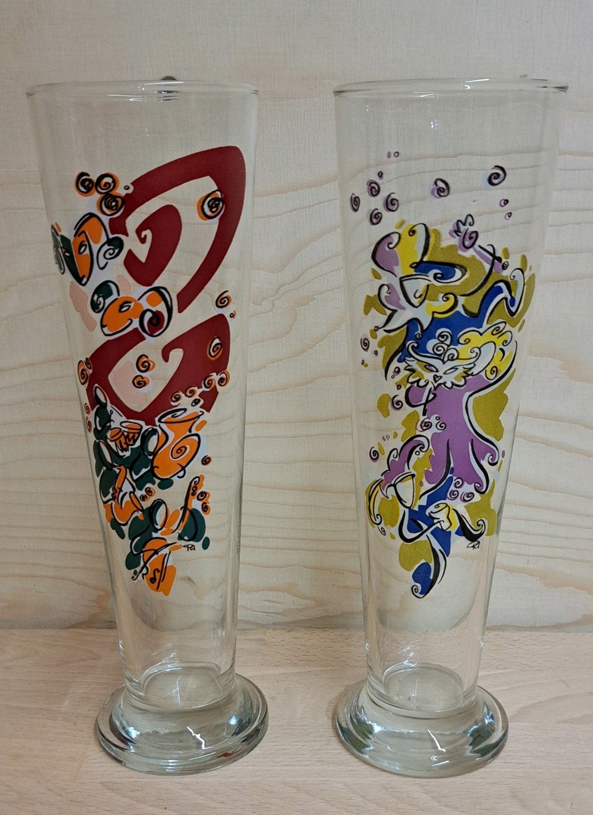 Alfa bierglazen - Limburgse tradities, Ophalen of Verzenden, Zo goed als nieuw, Bierglas