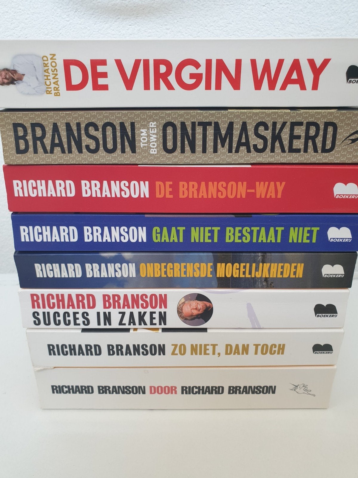 Richard Branson Boeken Collectie - 8 Stuks, Ophalen of Verzenden, Gelezen, Richard Branson