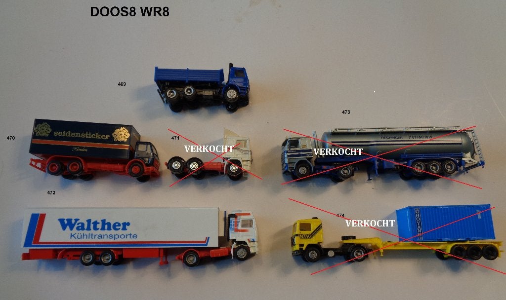 losse verkoop schaal 1op 87 modellen, Ophalen of Verzenden, Gebruikt, Bus of Vrachtwagen, Overige merken