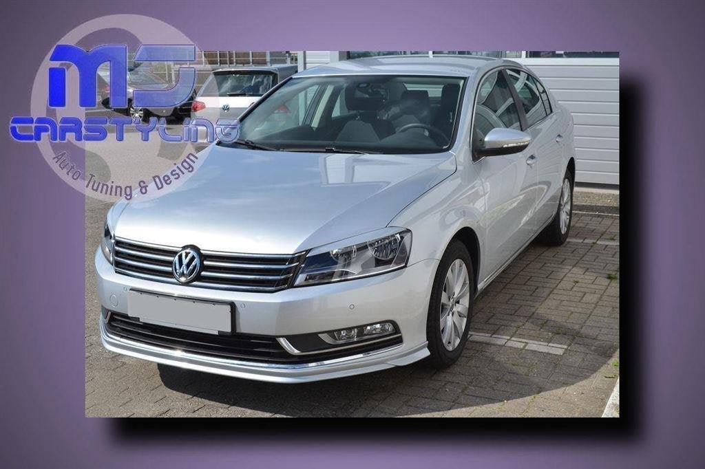 VW Passat B7 - Voorbumper spoiler, Auto diversen, Tuning en Styling, Ophalen of Verzenden, MJ-Carstyling, Info@mj-carstyling.net