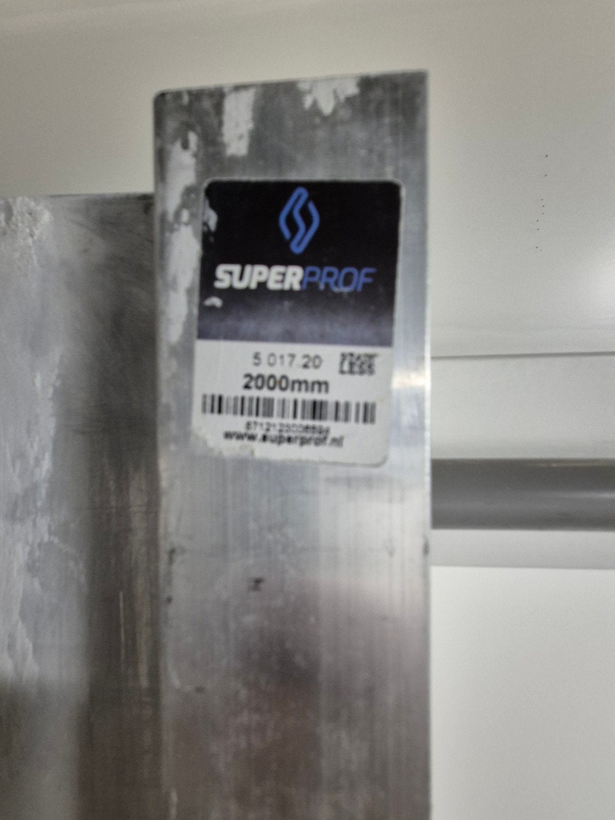 Superprof aluminium stuc rei 2000mm, Doe-het-zelf en Verbouw, Ophalen of Verzenden, Overige typen, Minder dan 2 meter