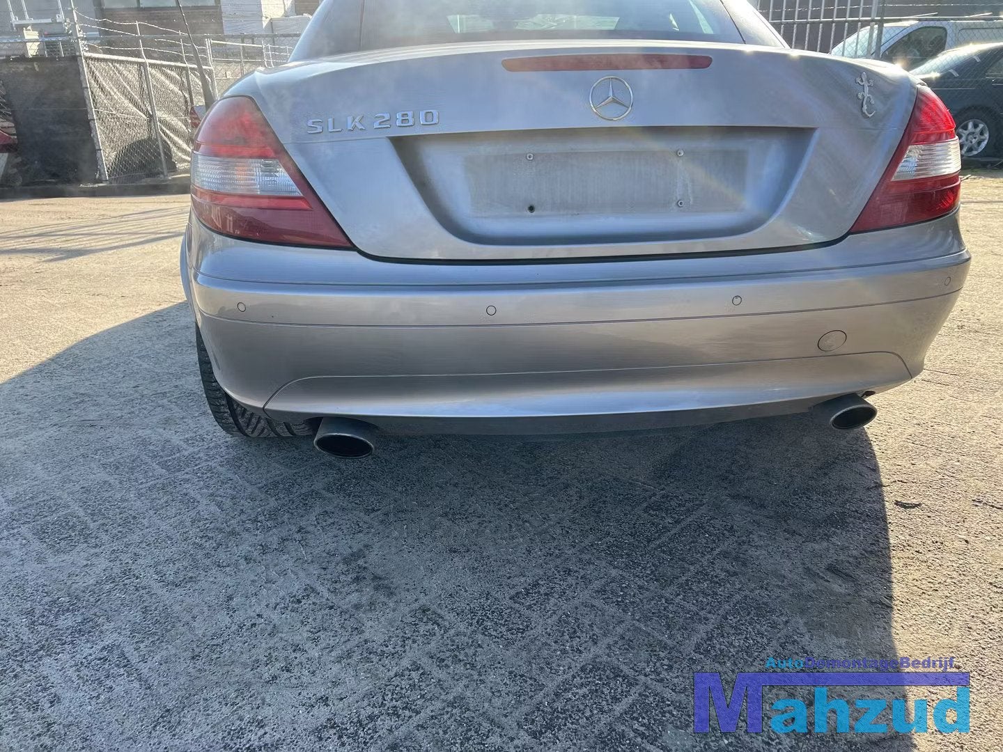 MERCEDES SLK R171 Bruin C723 achterbumper met pdc 2005-2011, Gebruikt, Mercedes-Benz AG, Mercedes-Benz, Ophalen of Verzenden