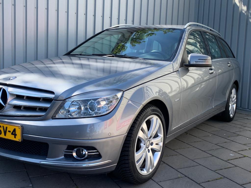 Mercedes-Benz C-klasse Estate 180 CGI BlueEFFICIENCY Busines, Auto's, Mercedes-Benz, Achterwielaandrijving, Zwart, Handgeschakeld