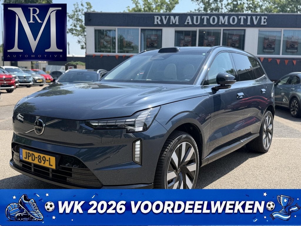 Volvo EX90 Twin Motor Performance Ultra 7p. 111 kWh, Auto's, Volvo, 660 min, Gebruikt, Blauw, 7 stoelen