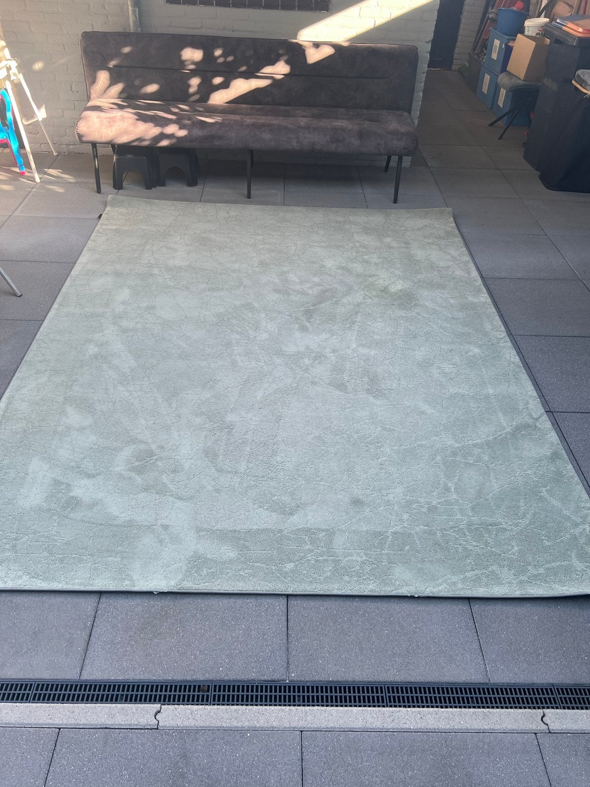 Desso vloerkleed 200x300 cm, licht gebruikt, Huis en Inrichting, Ophalen, Gebruikt, 200 cm of meer, Grijs