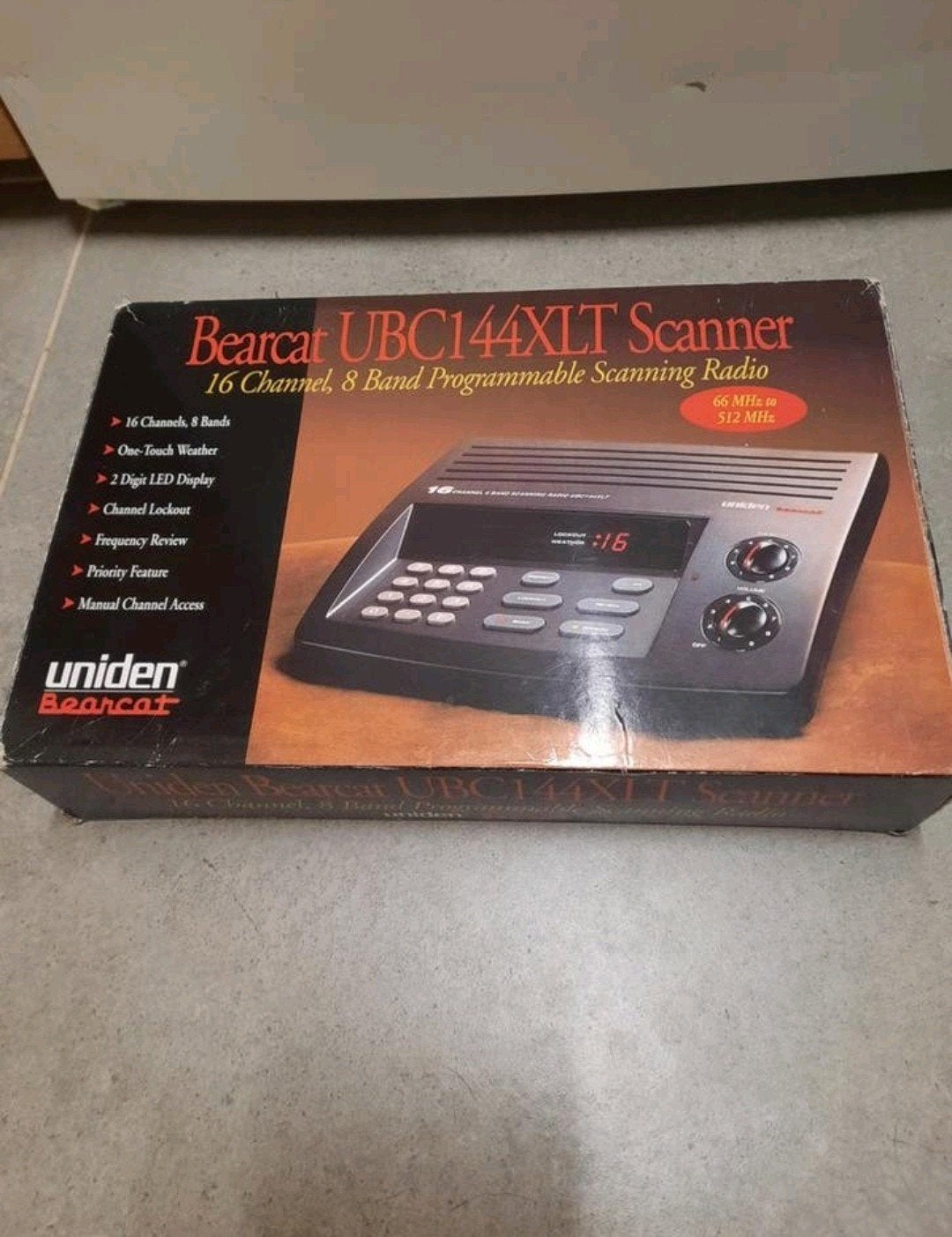 Uniden bearcat UBC144XLT scanner kerkradio, Ophalen of Verzenden, Gebruikt