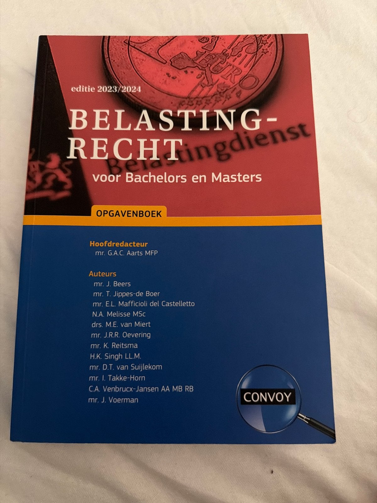 Belastingrecht Opgavenboek Bachelors en Masters 2023/2024, Ophalen of Verzenden, Gamma, Zo goed als nieuw, HBO