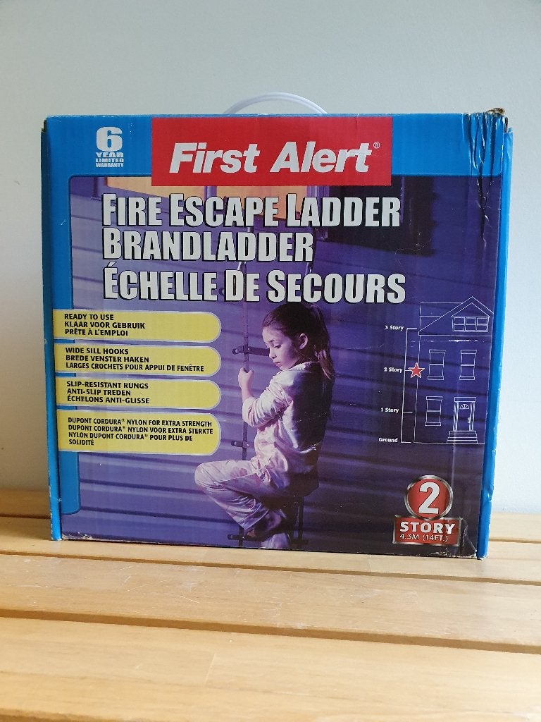 vluchtladder, Doe-het-zelf en Verbouw, Ophalen, Zo goed als nieuw, Ladder, 4 meter of meer